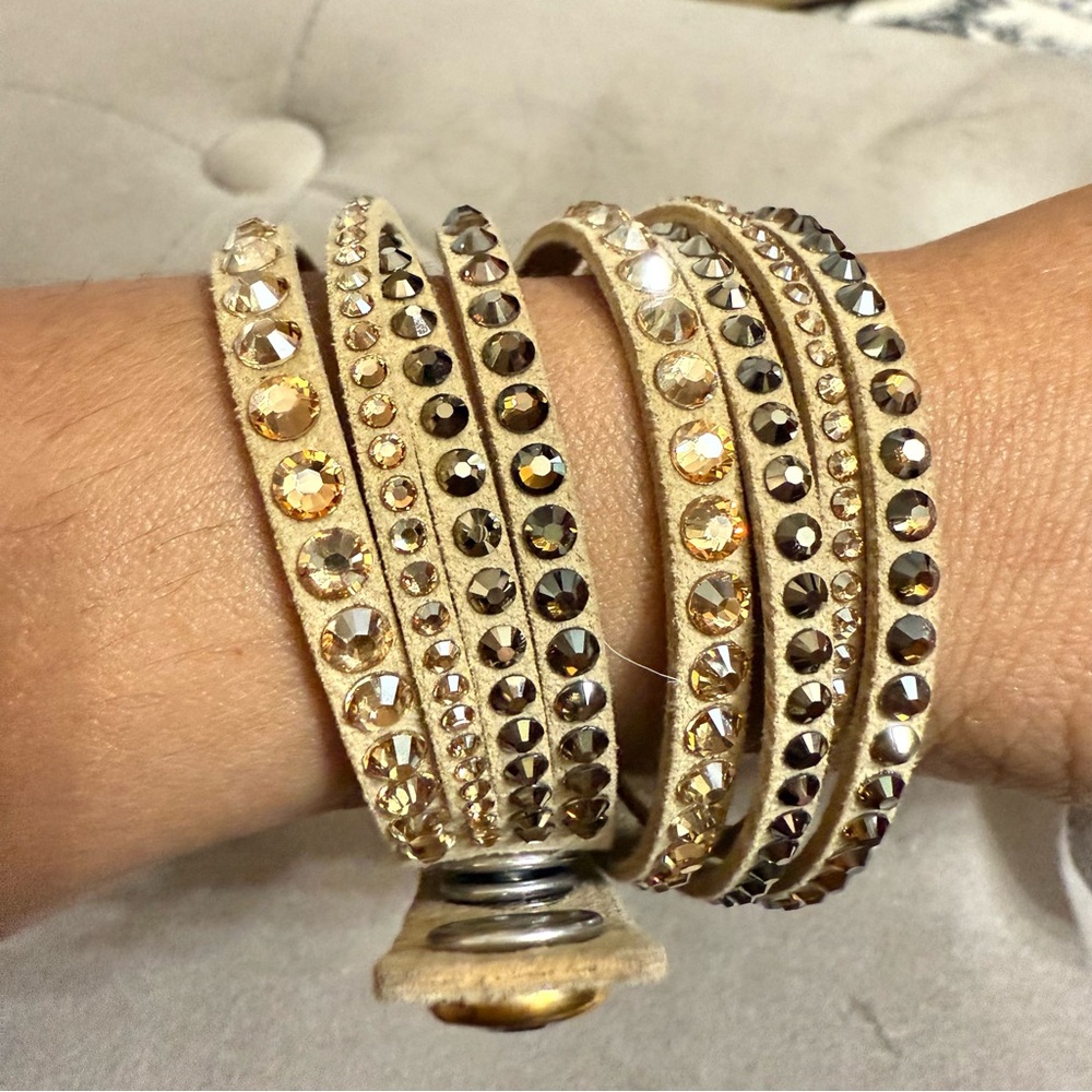 Swarovski wrap bracelet